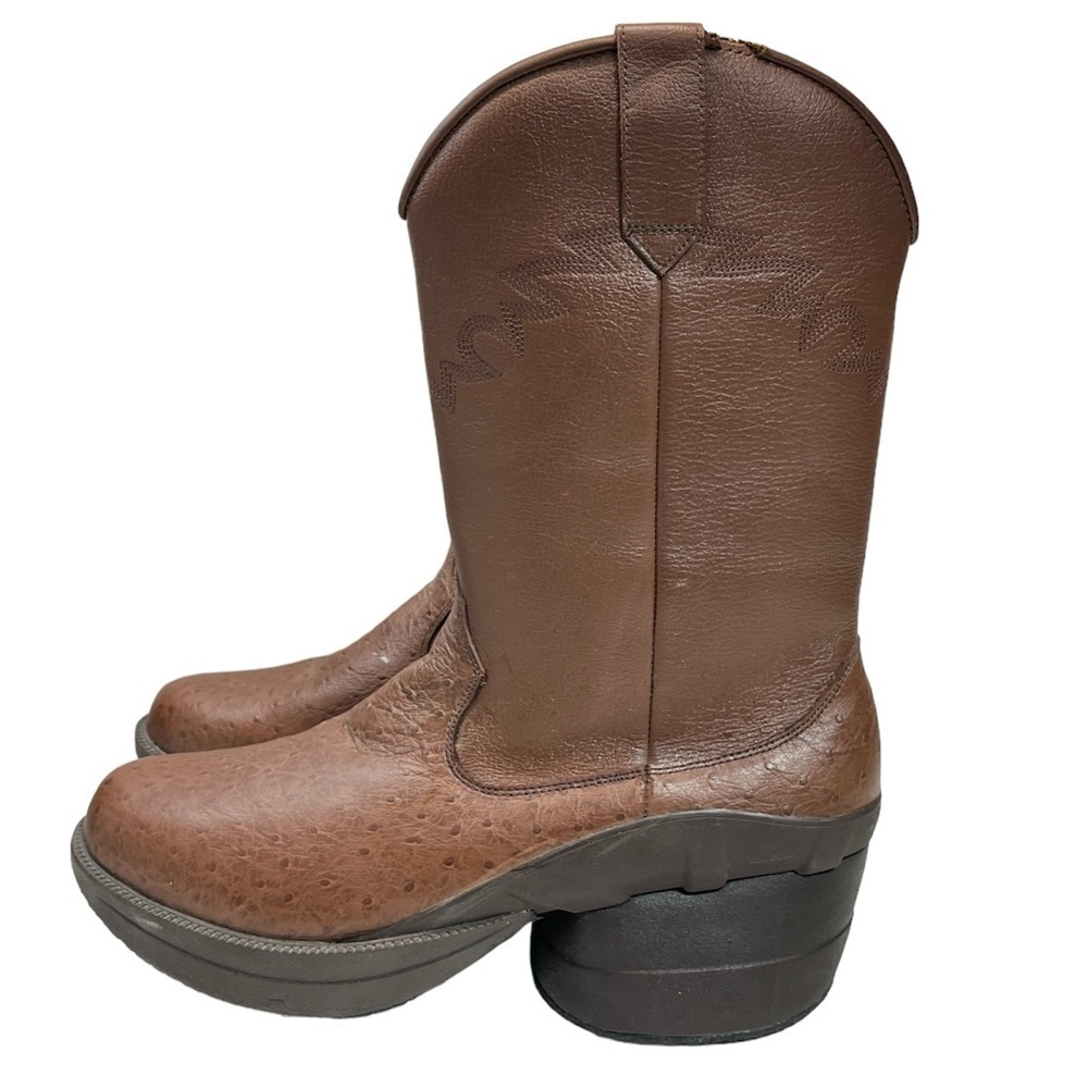 Z-Coil Z-West Leather Comfort Cowboy Boots Pain Relief, size 10